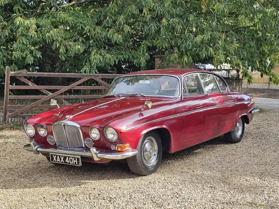 Completed Jaguar 420G delivery from Norwich to Netherfield Near Battle East Sussex